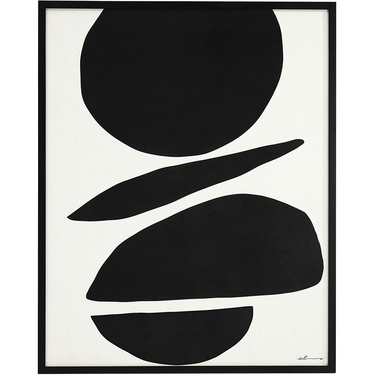 Renwil PA0036 Cercola Black/White Wall Art