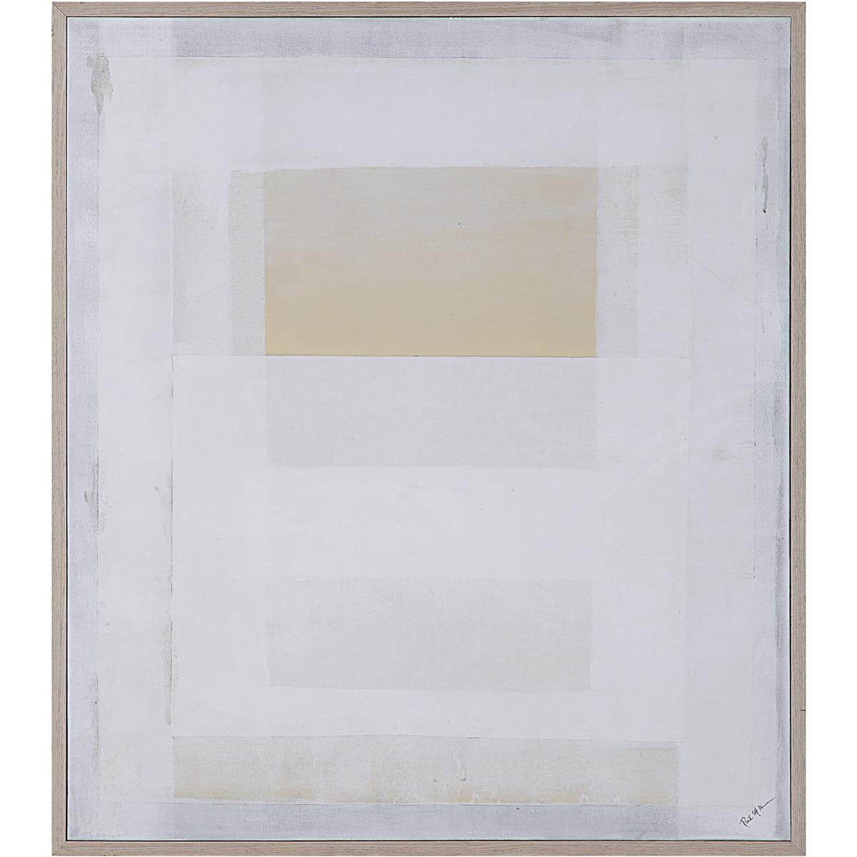 Renwil OL2164 Morgen White/Beige Canvas Art