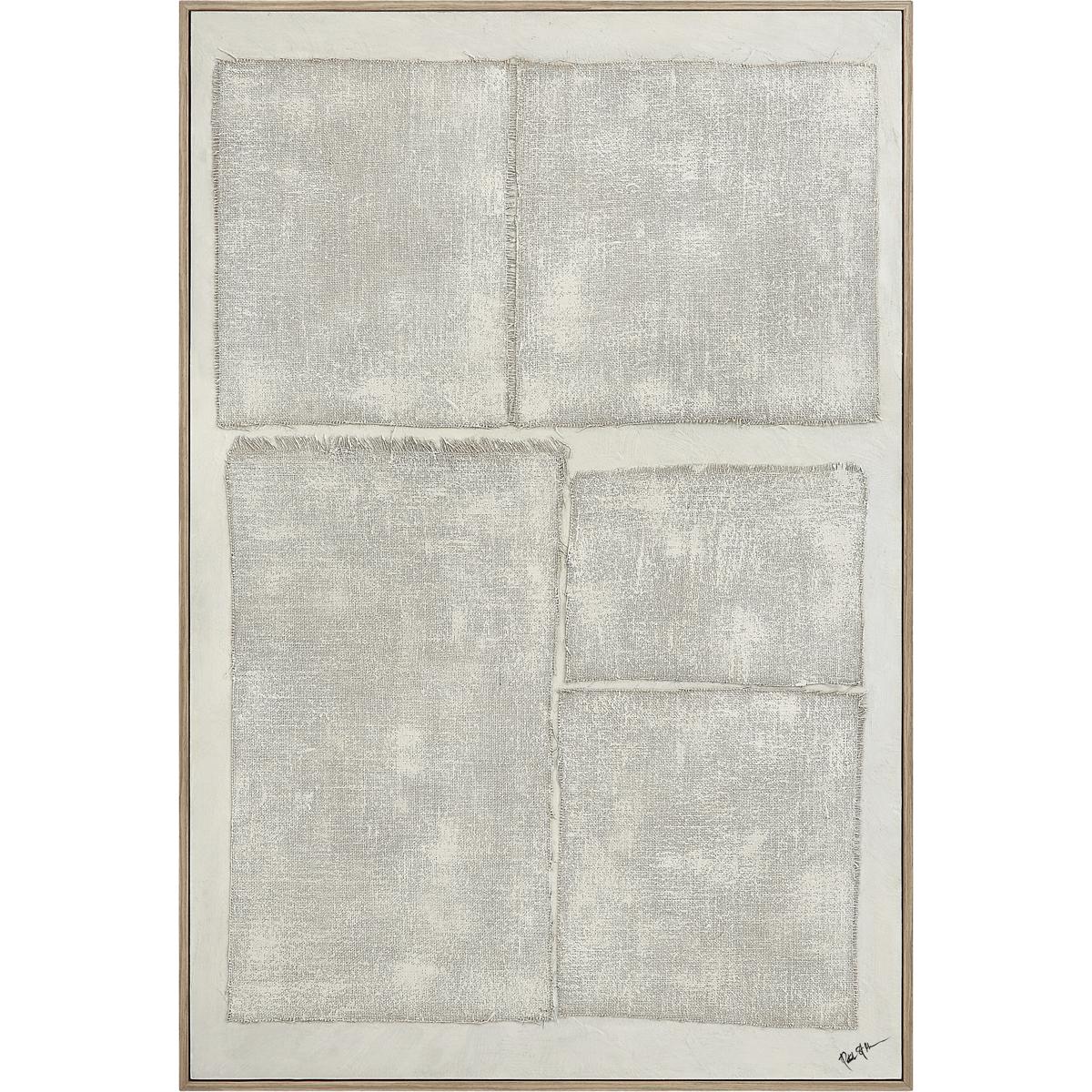 Renwil W6745 Picardy White/Beige/Grey Canvas Art