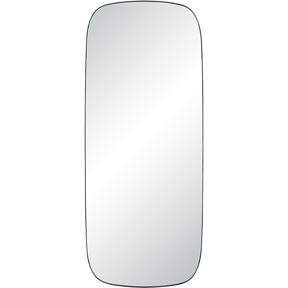 Renwil MT2614 Almandine 72 X 30 inch Matte Black Wall Mirror