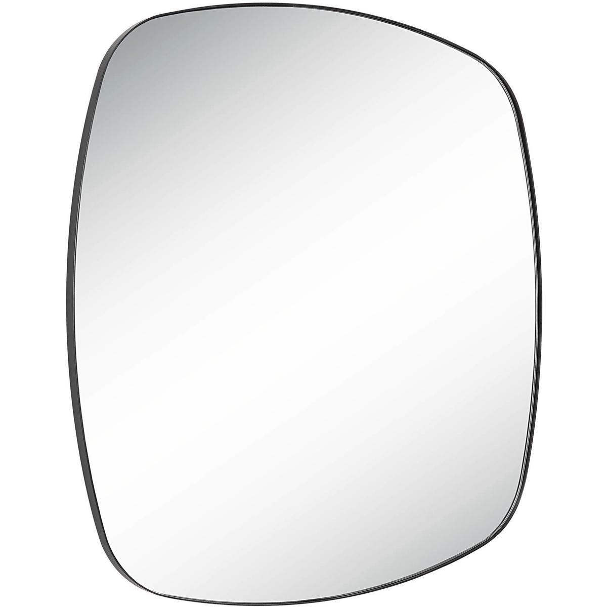 Renwil MT2534 Sparti 36 X 36 inch Matte Black Wall Mirror