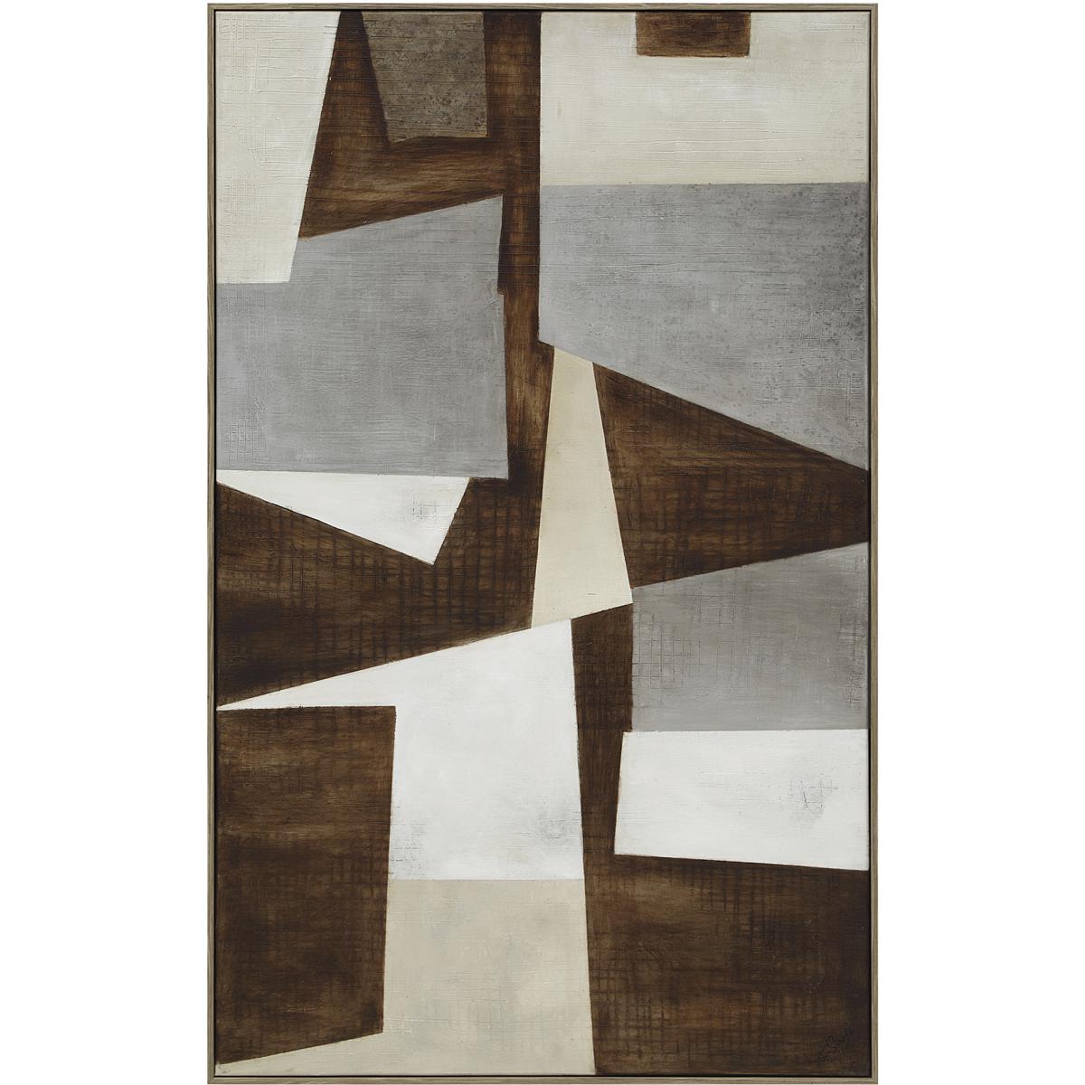 Renwil OL2269 Cannella Multicolor and Medium Walnut Canvas Art