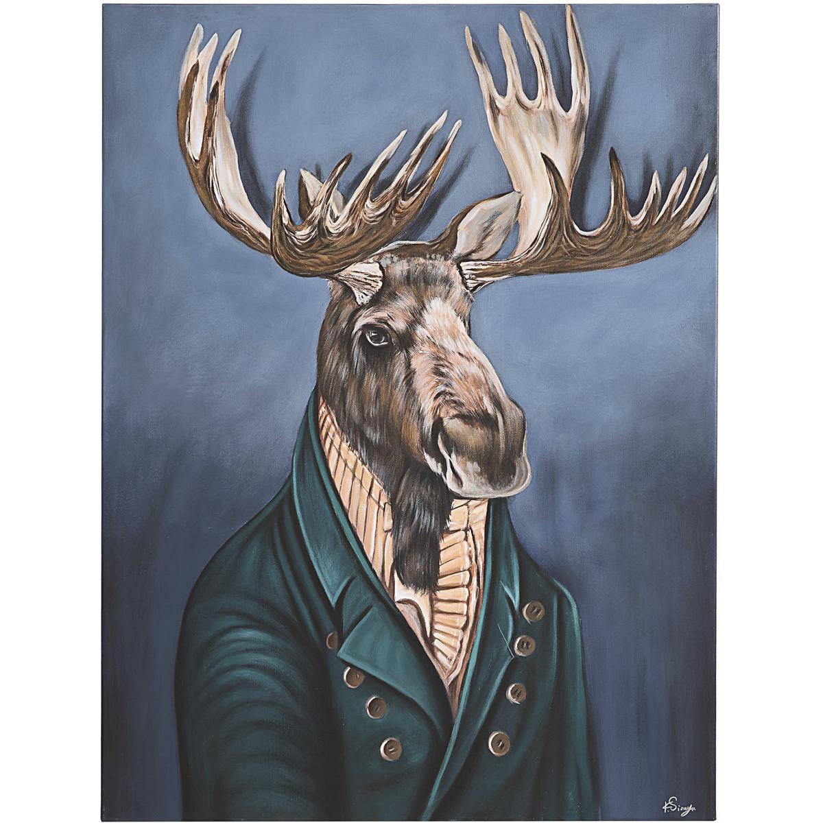Renwil OL2132 Leandre Blue/Multiple Canvas Art