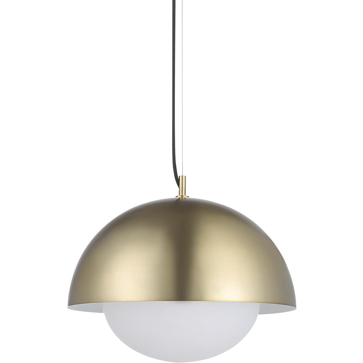Renwil LPC4485 Angelo LED 15.75 inch Champagne and Etched White Pendant Ceiling Light