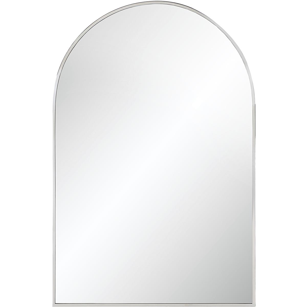 Renwil MT2693 Plaka 36 X 24 inch Nickel Wall Mirror