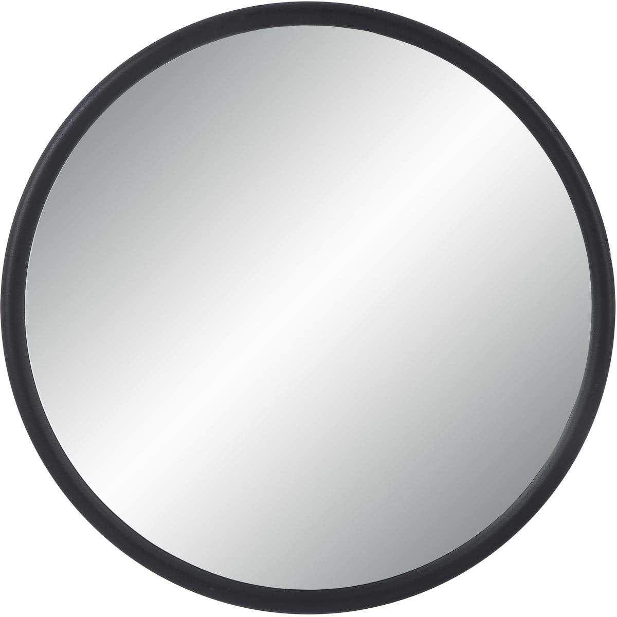 Renwil MT2630 Namur 36 X 36 inch Matte Black Wall Mirror