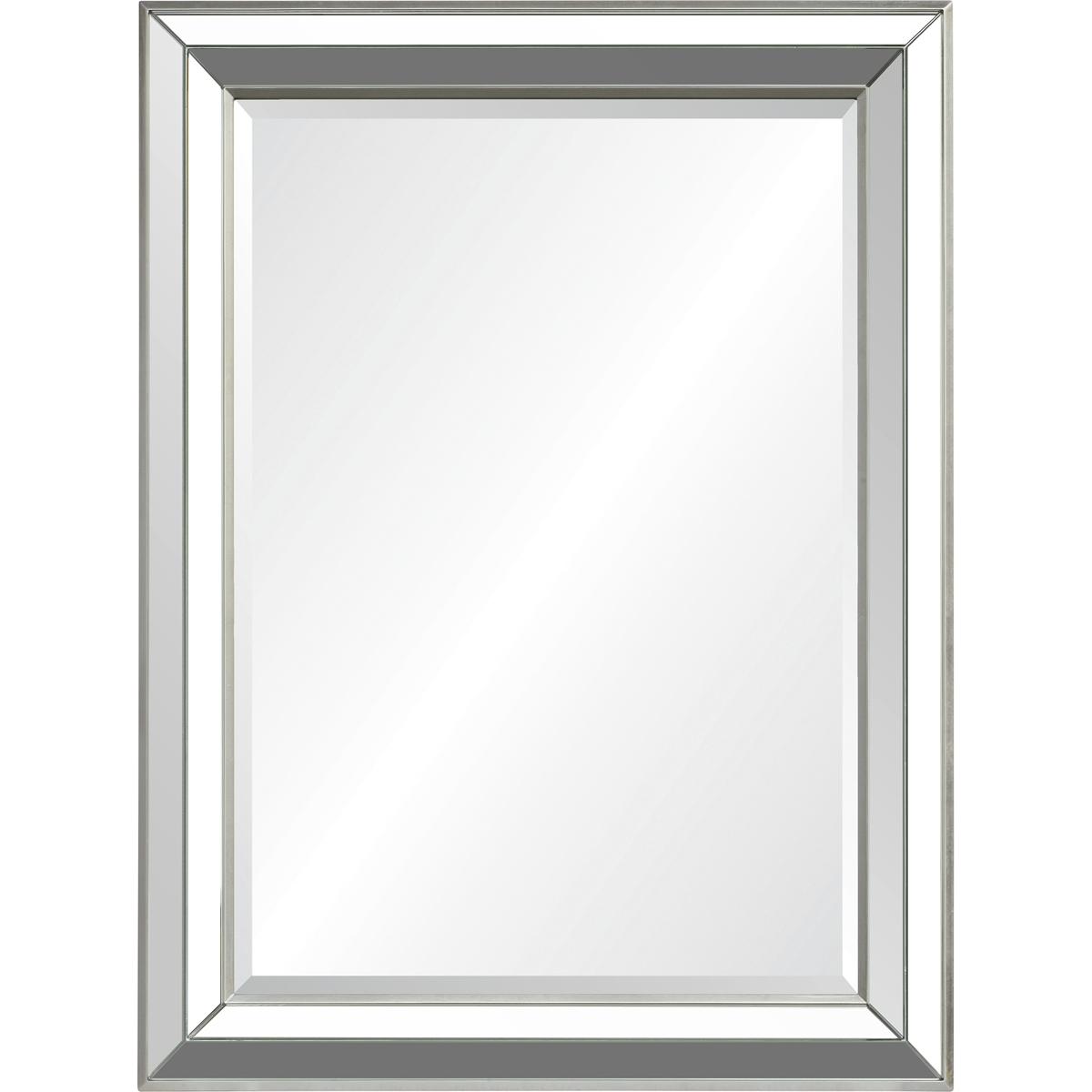 Renwil MT2219 Hawkwell 40 X 30 inch Silver Leaf Wall Mirror