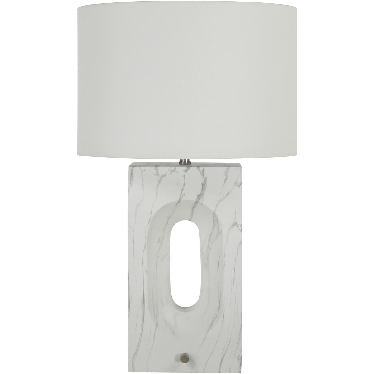 Renwil LPT1453 Scriba 27.5 inch Textured Matte White Table Lamp Portable Light