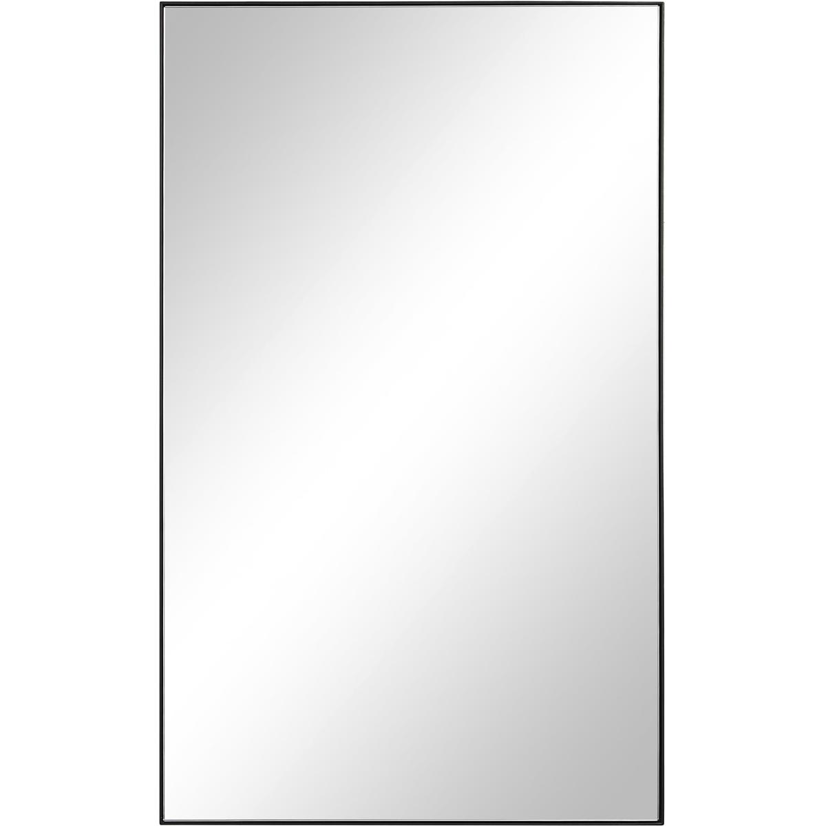 Renwil MT2699 Loutro 36 X 22 inch Matte Black Wall Mirror