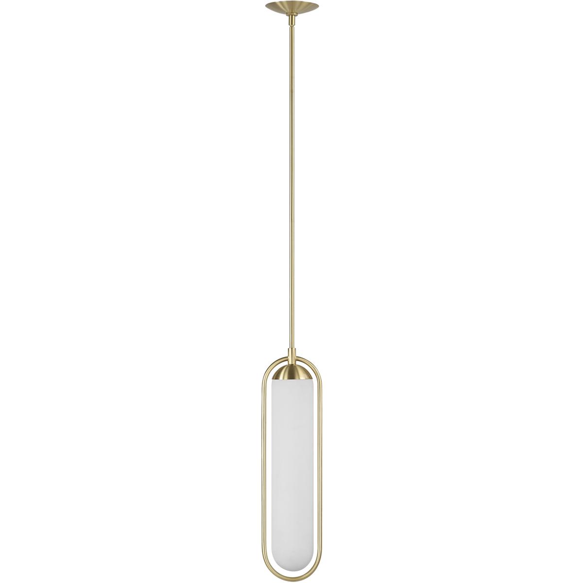 Renwil LPC4489 Thurles 1 Light 6 inch Milk White Pendant Ceiling Light