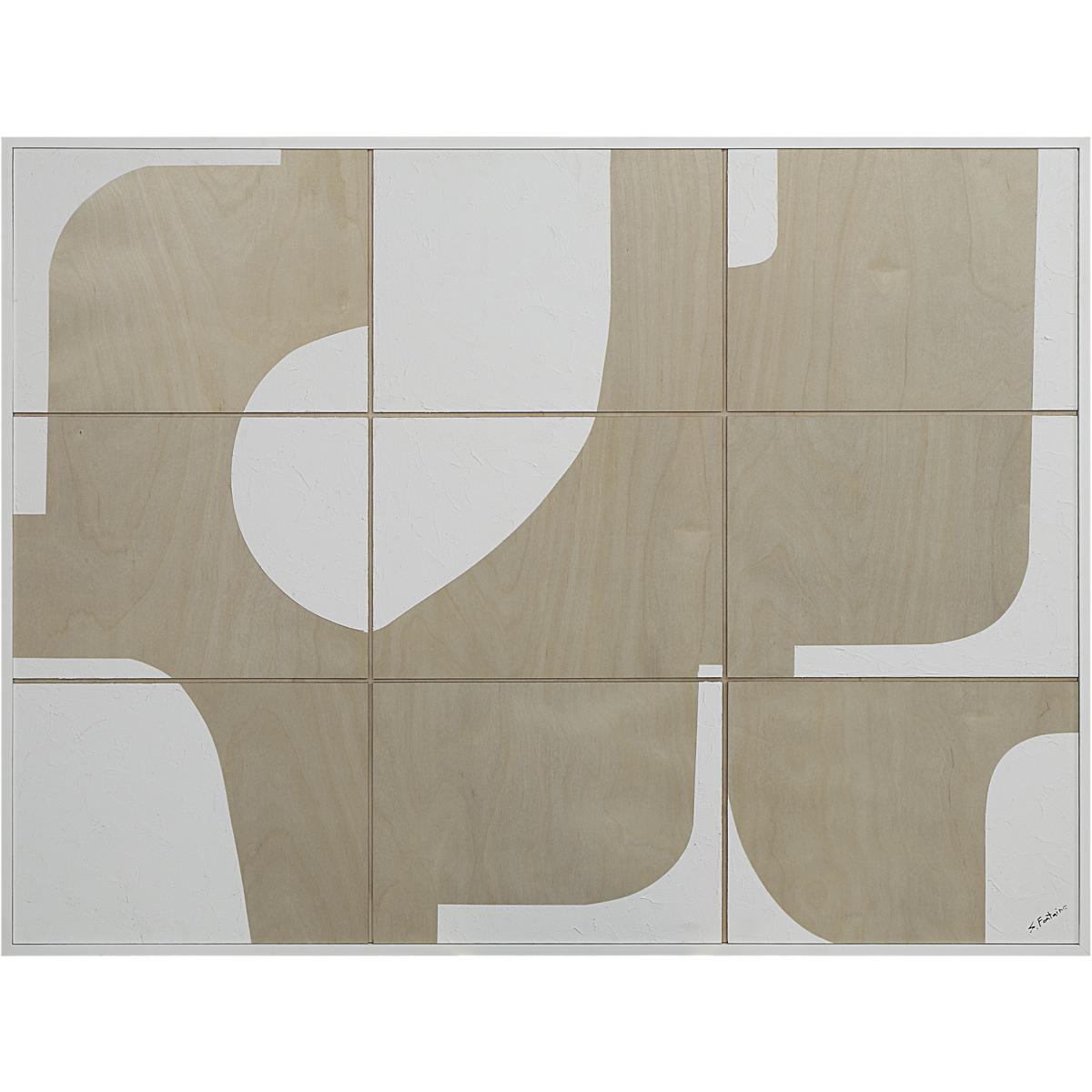 Renwil W6758 Erula Matte White Wall Art