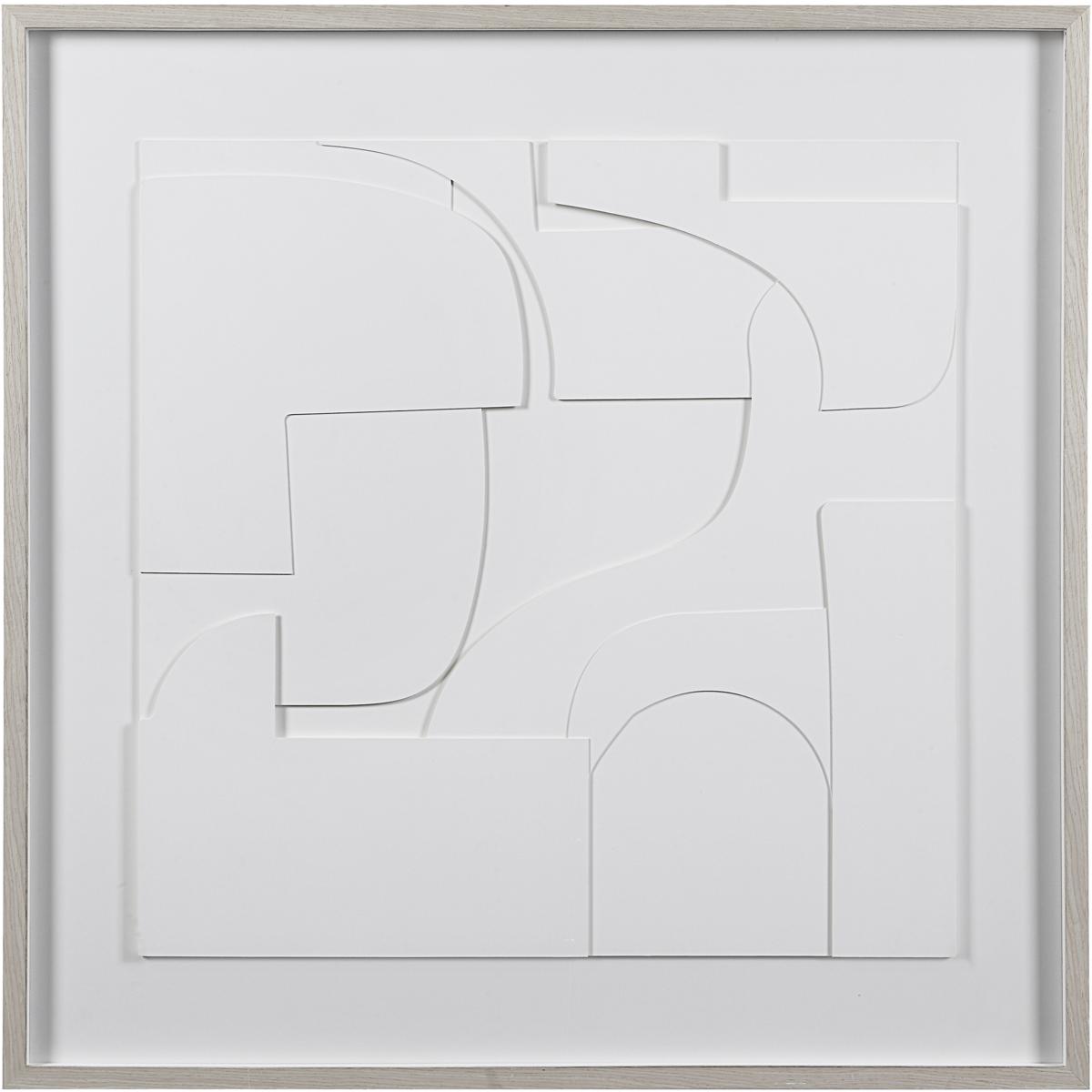 Renwil W6773 Stardust Matte White Wall Art