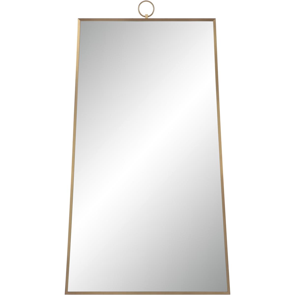 Xyla Wall Mirror - Burnished Brass | Dressing Mirror, Vanity Mirror - Yellow - Functional, Aesthetic