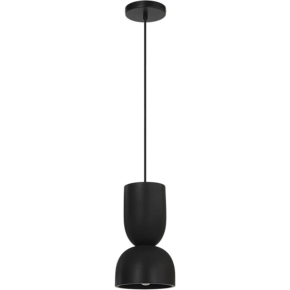 Renwil LPC4493 Caen 1 Light 7 inch Black Pendant Ceiling Light