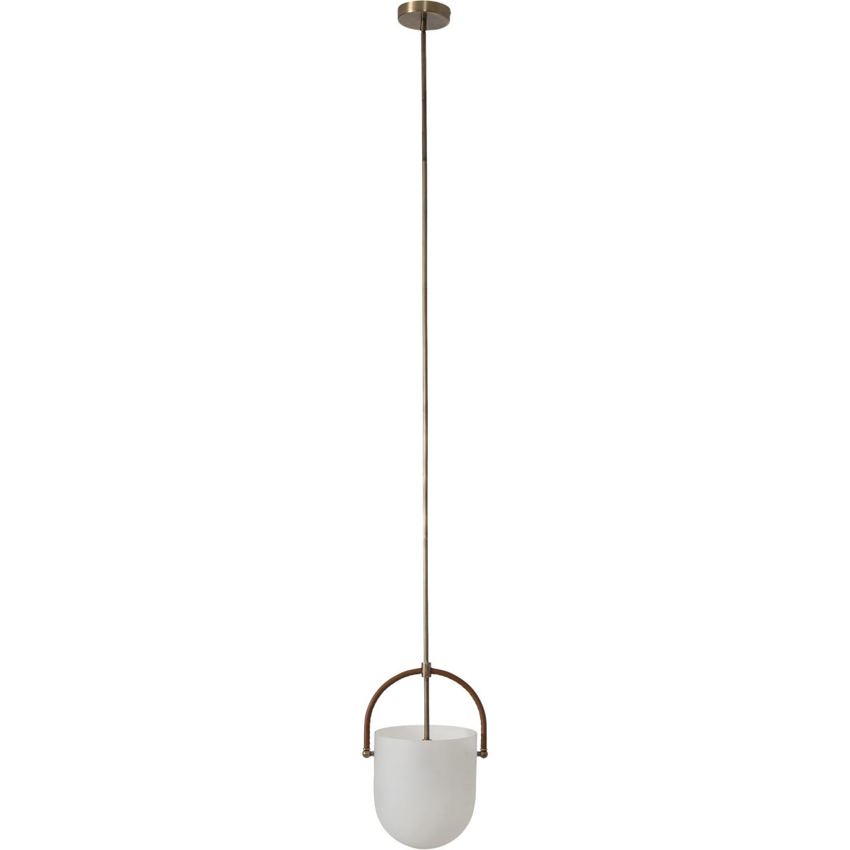 Renwil LPC4511 Brillio 1 Light 10 inch Matte Antique Brass Pendant Ceiling Light