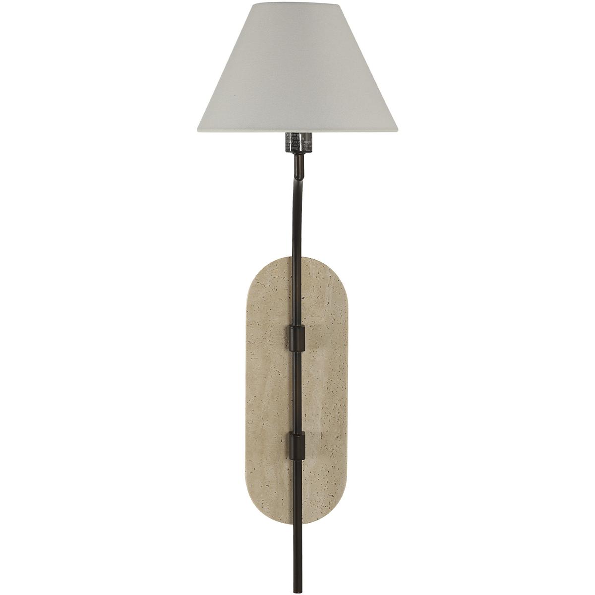 Acca 1-Light Powder Coated Dark Antique Bronze Wall Sconce
