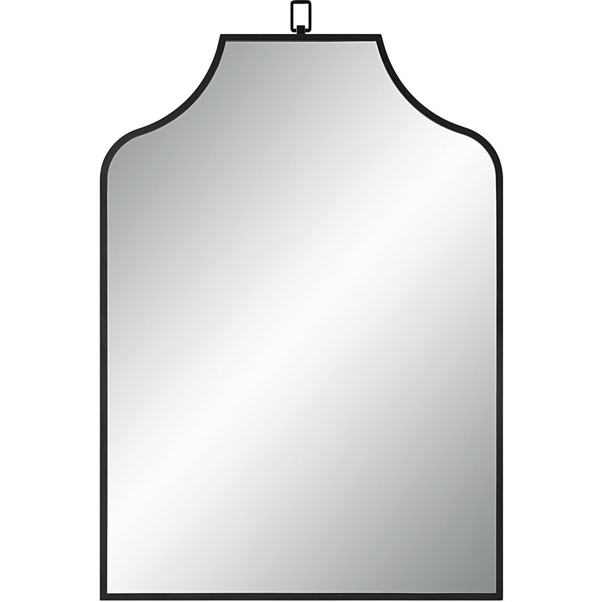 Renwil MT2639 Breda 45 X 30 inch Matte Black Wall Mirror