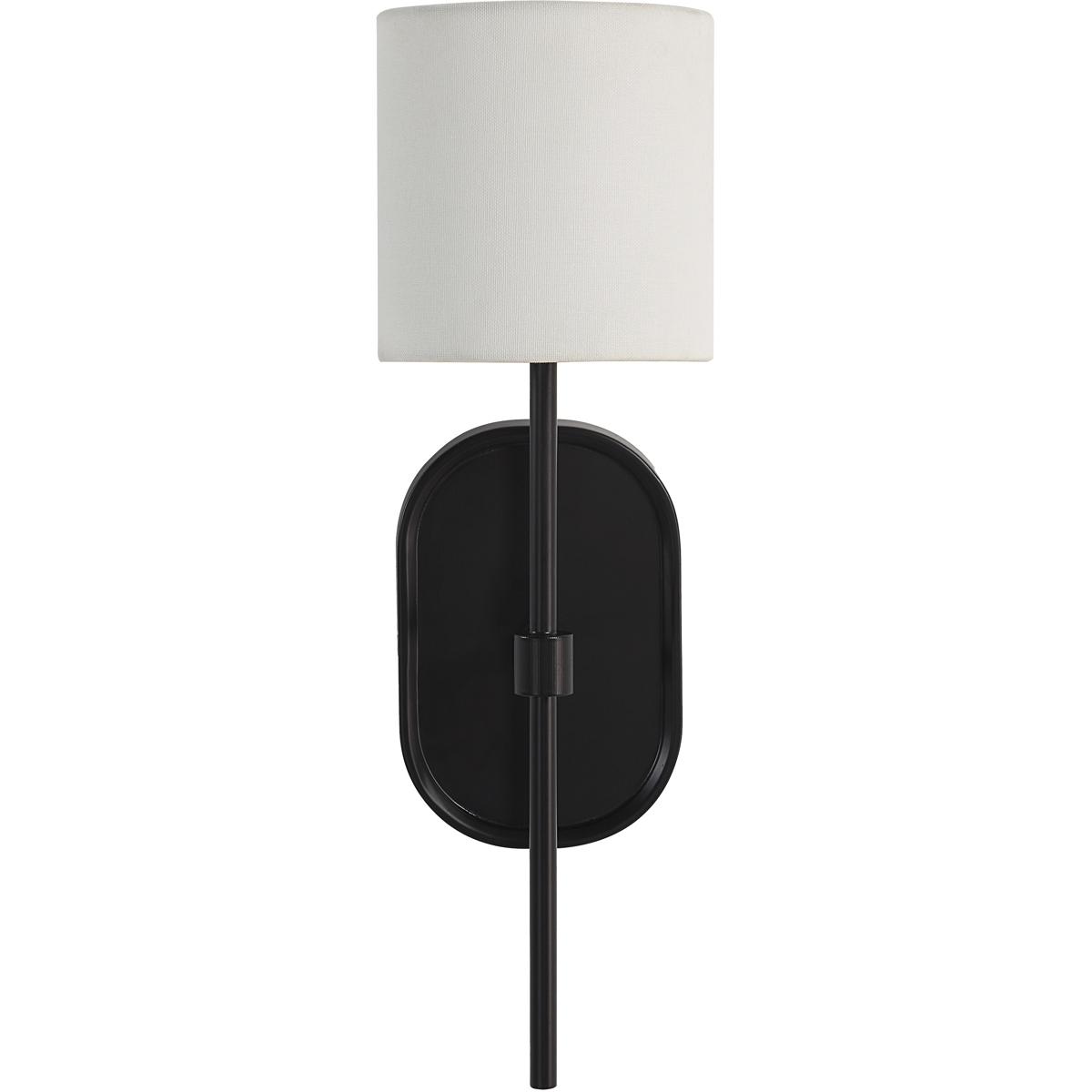 Fico 1-Light Powder Coated Matte Black Wall Sconce