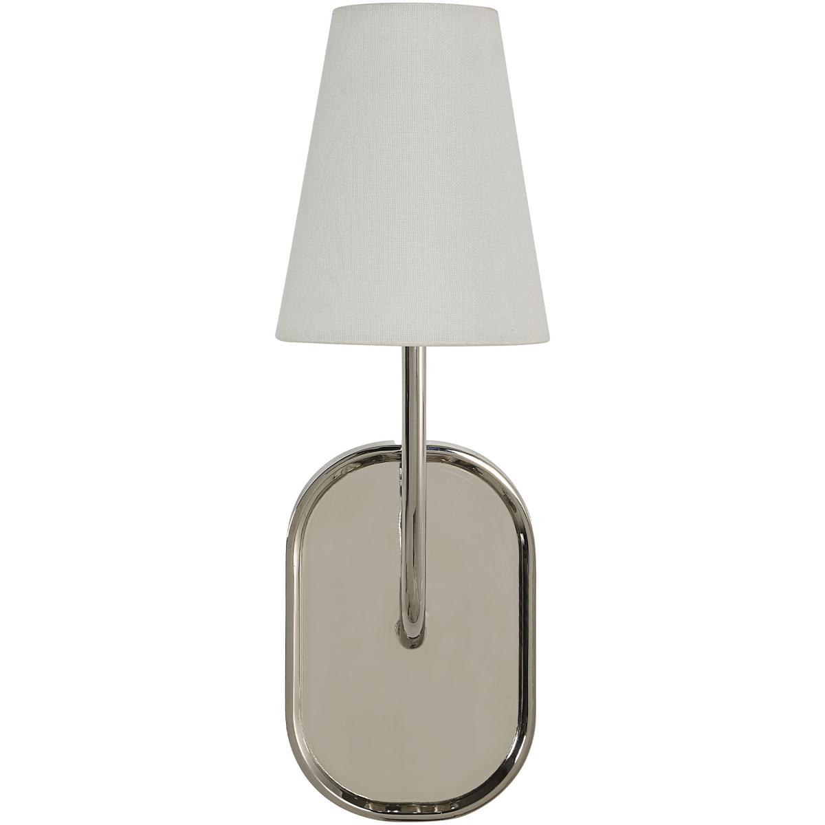 Annona 1-Light Plated Polished Nickel Wall Sconce