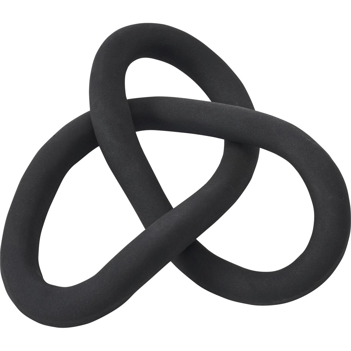 Renwil STA769 Binna Matte Black Infiniti Knot Decorative Object