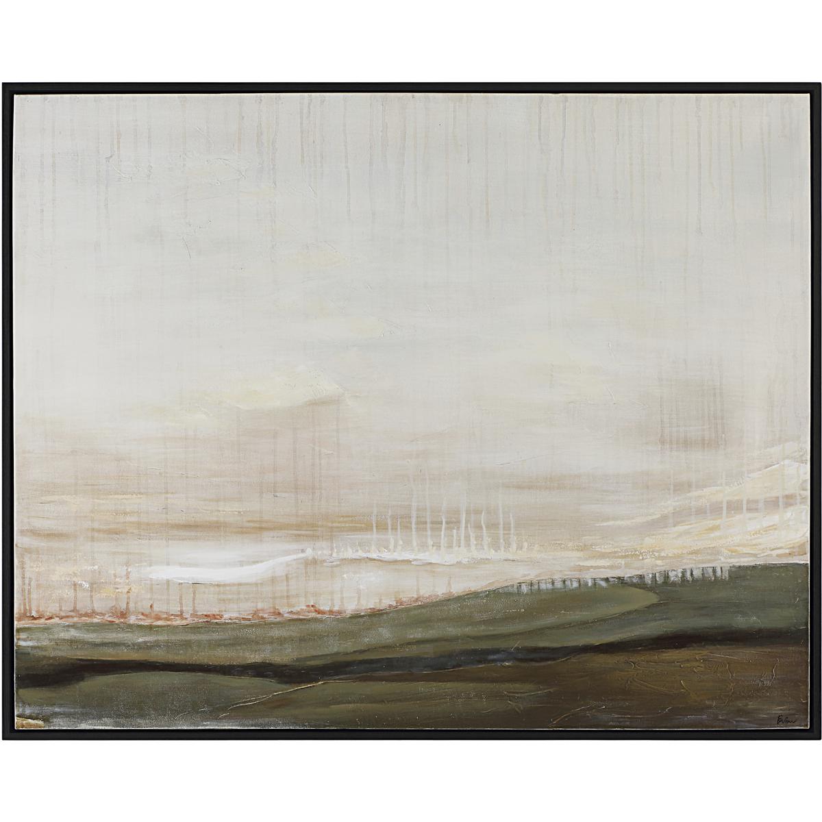Renwil OL2182 Mackay Painted Matte Black Canvas Art