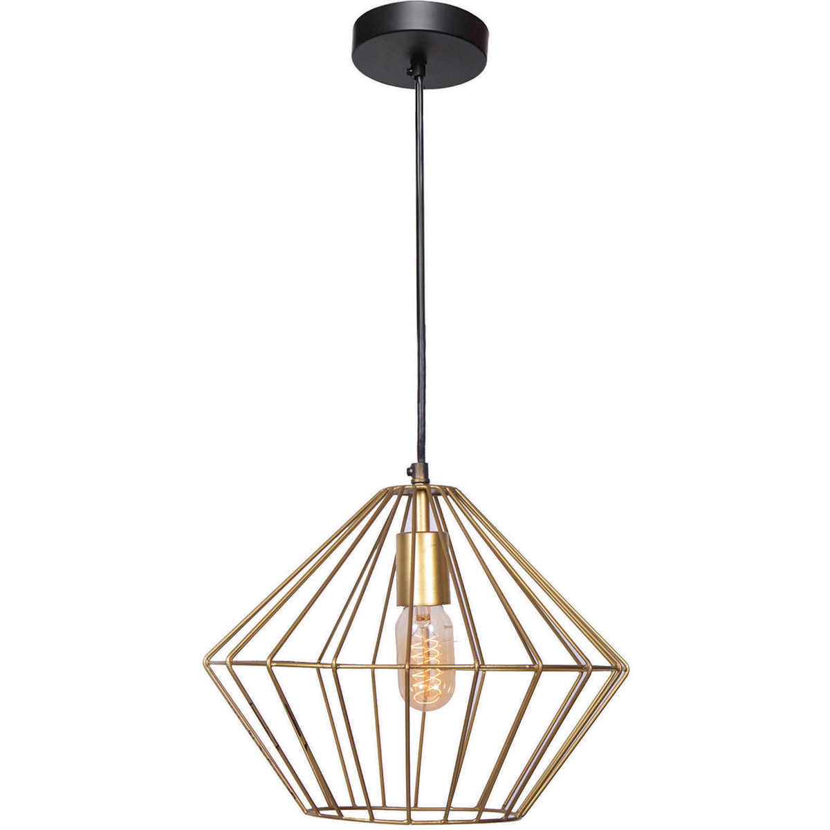 Renwil LPC137 Empire 1 Light 6 inch Gold Powder Coated Pendant Ceiling Light