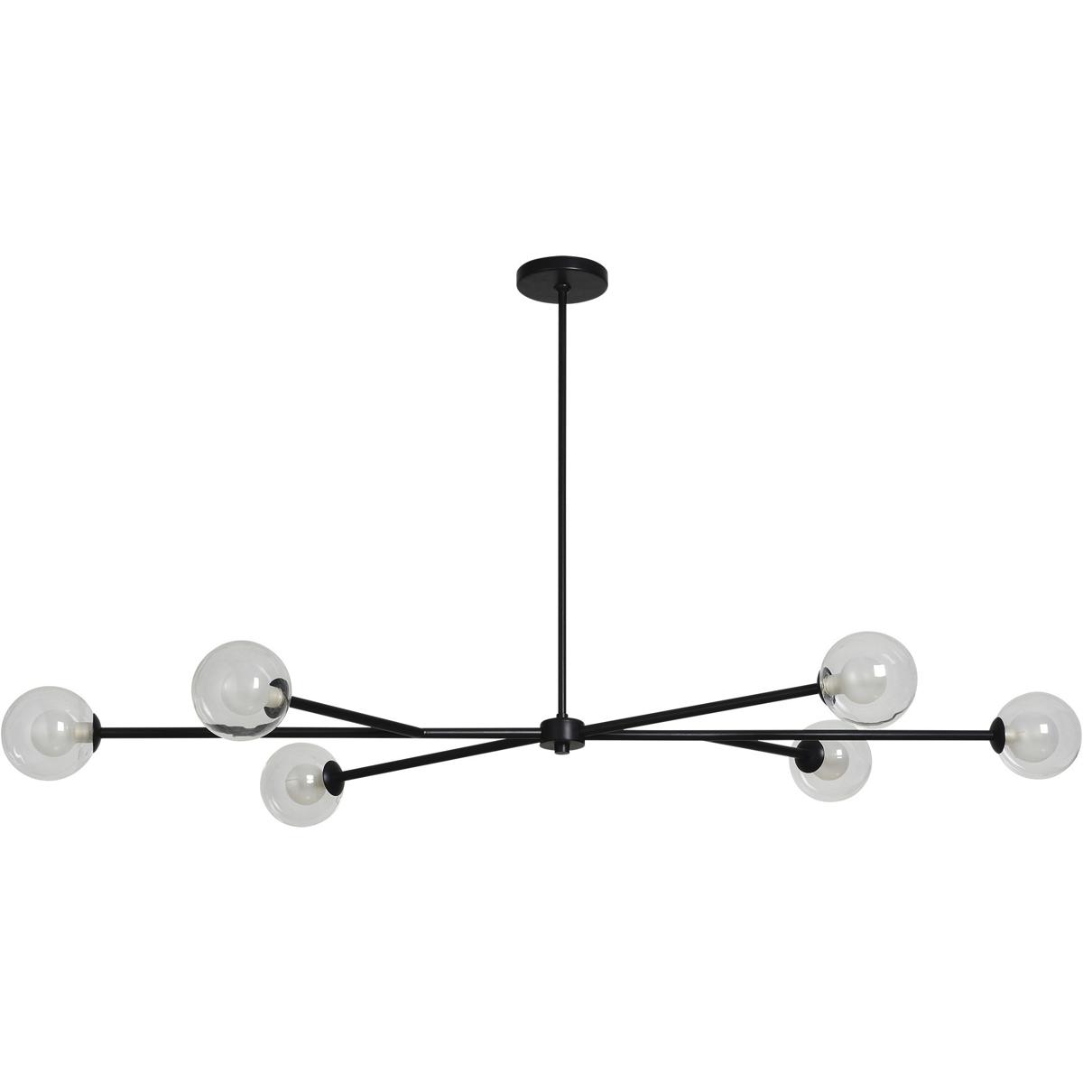 Renwil LPC4442 Endah LED 26.75 inch Matte Black Pendant Ceiling Light