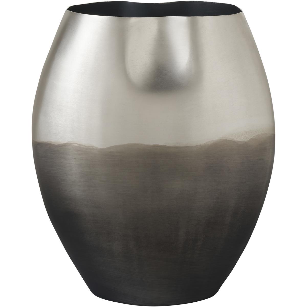 Ren Wil Chambray 16" Decorative Vase - Ombre Nickel