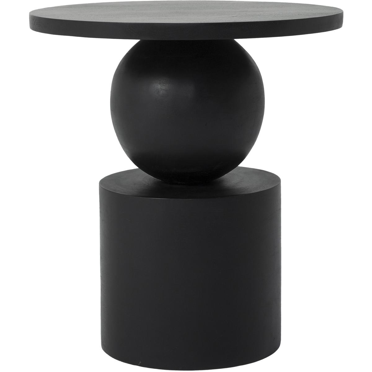 Renwil TA540 Paola 22 X 20 inch Black Side Table