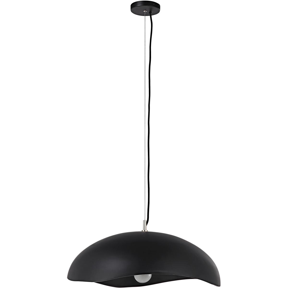 Renwil LPC4479 Filomena 1 Light 22 inch Matte Black Chandelier Ceiling Light