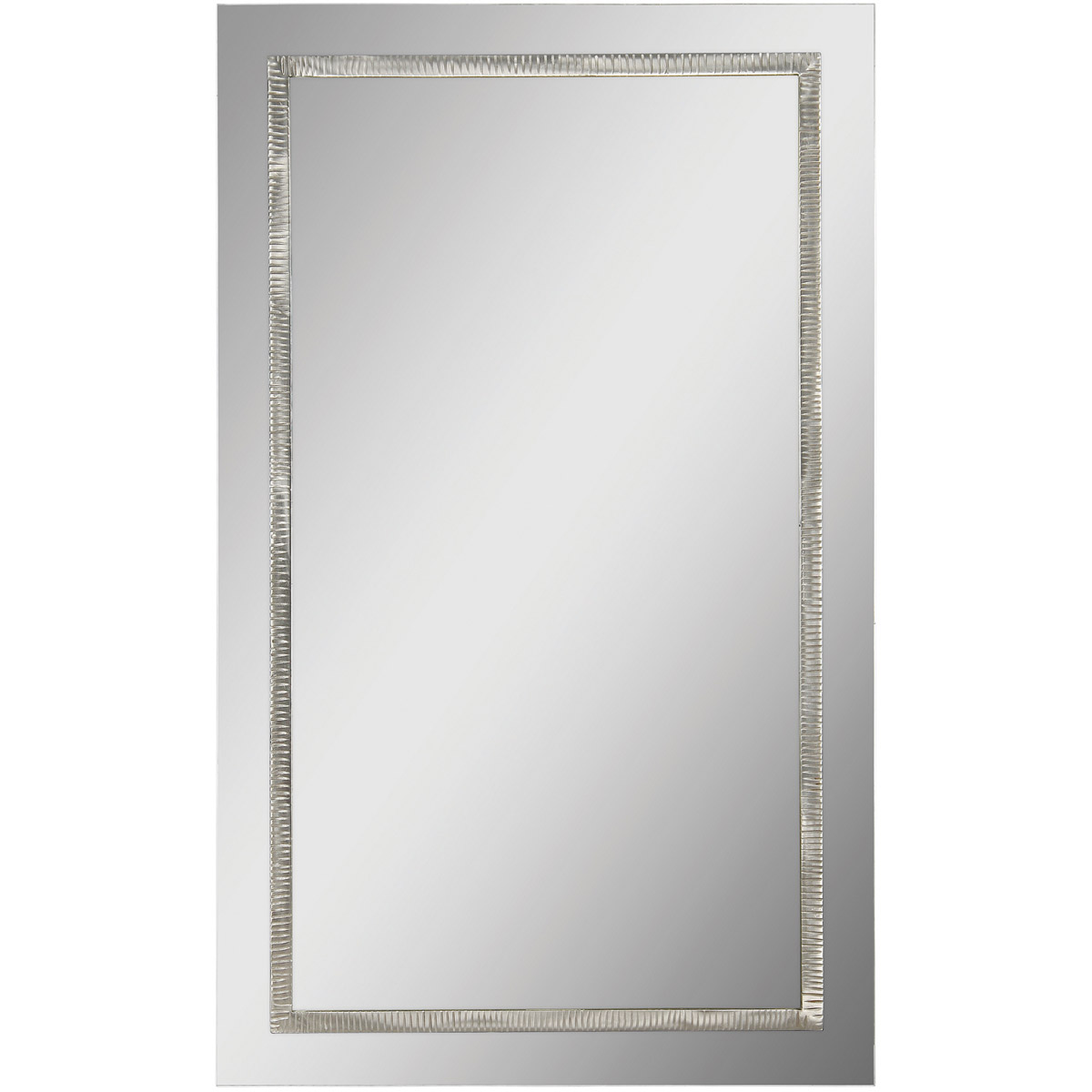 Renwil MT1123 Stanton 40 X 24 inch Satin Nickel Wall Mirror
