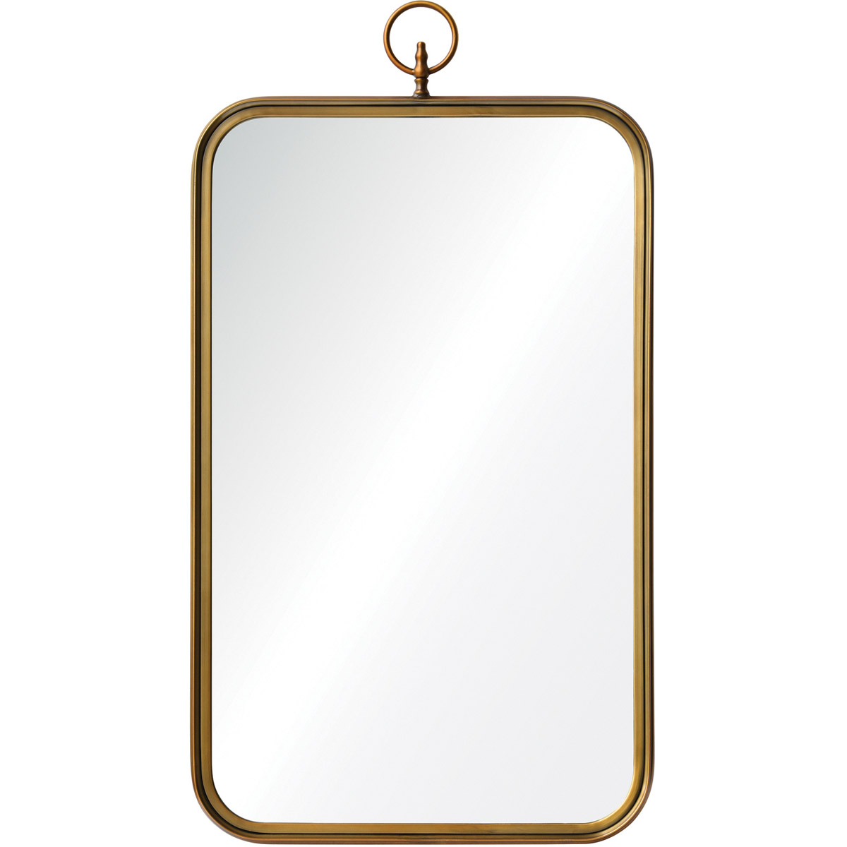 Renwil MT1508 Coburg 39.5 X 22 inch Brass Wall Mirror