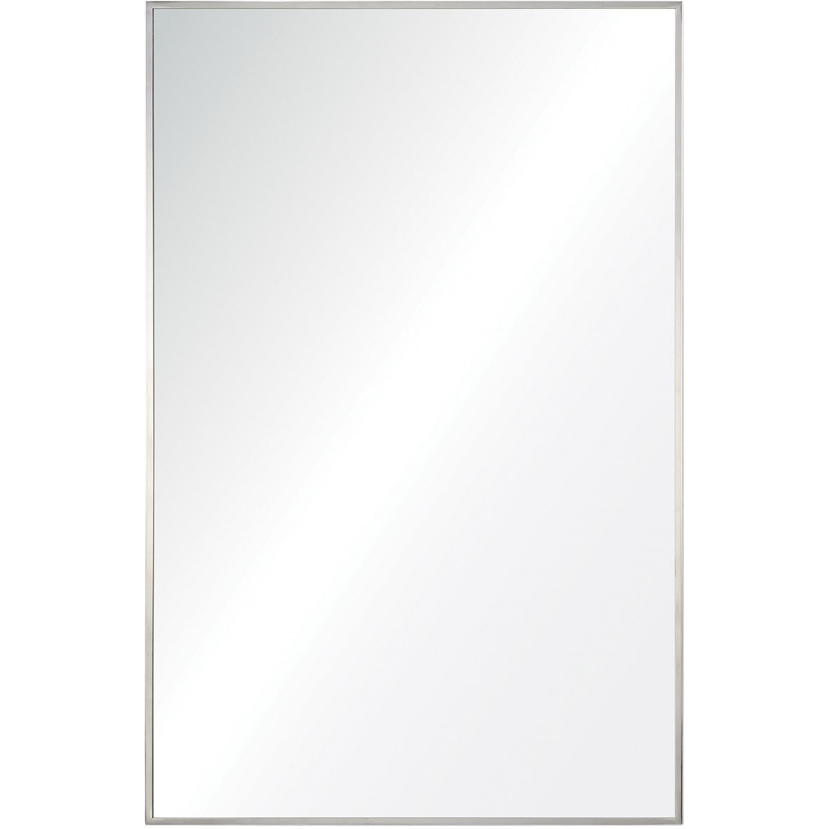 Renwil MT1553 Crake 36 X 24 inch Stainless Steel Wall Mirror
