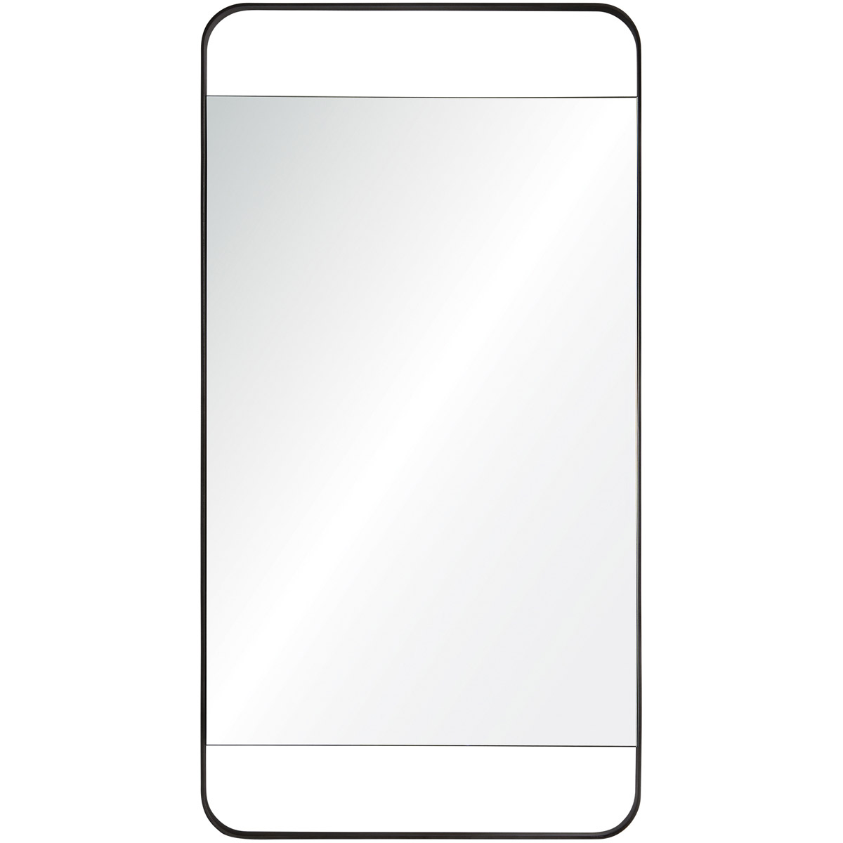 Renwil MT1627 Tiffey 38.2 X 20 inch Charcoal Grey Wall Mirror