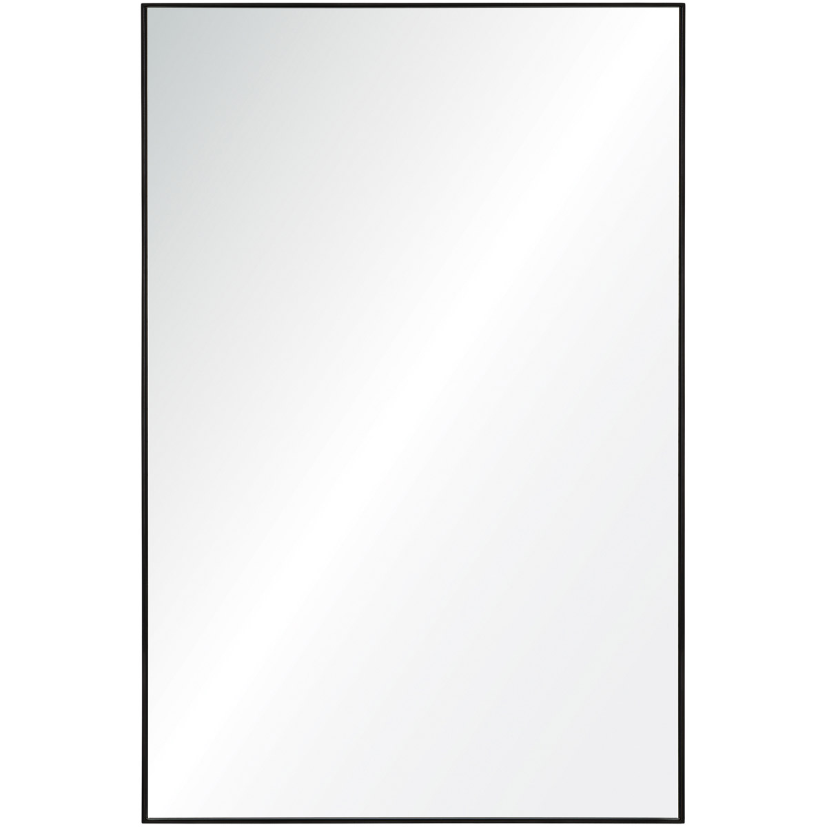 Renwil MT1628 Vale 32 X 21 inch Charcoal Grey Wall Mirror