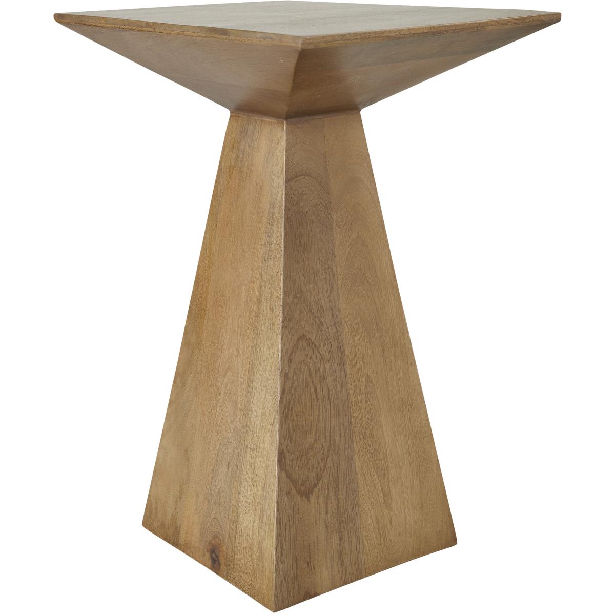 Garnett Rectangular Wood Light Brown End Table