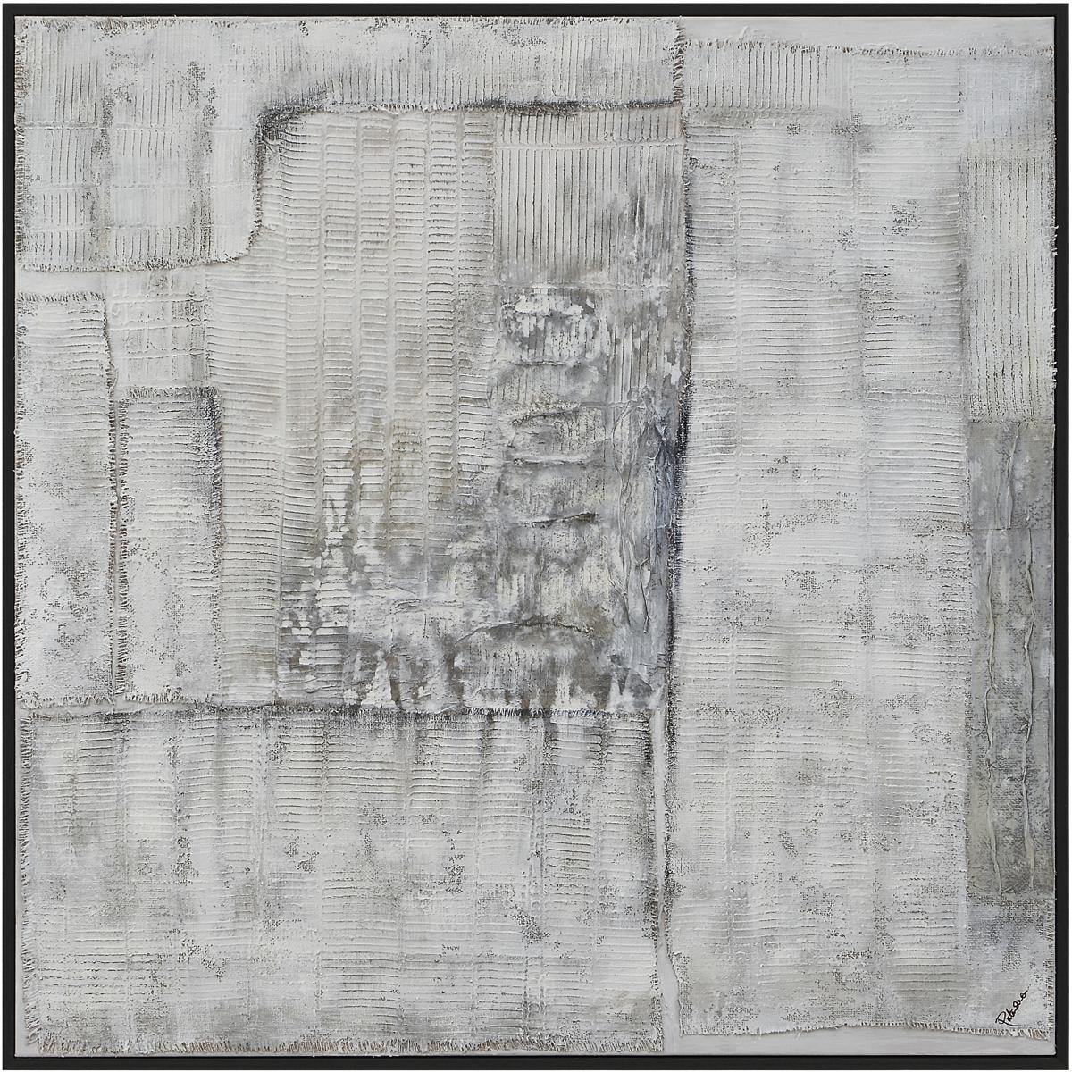 Renwil OL2256 Zariah Multicolor and Charcoal Canvas Art