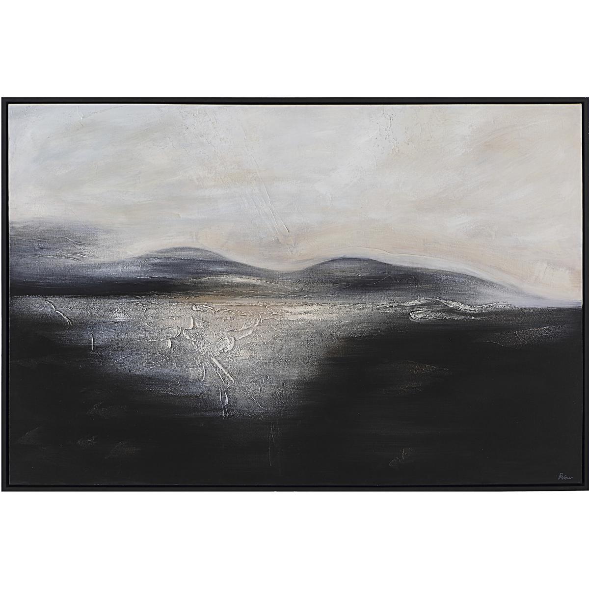Renwil OL2177 Suez Painted Matte Black Canvas Art