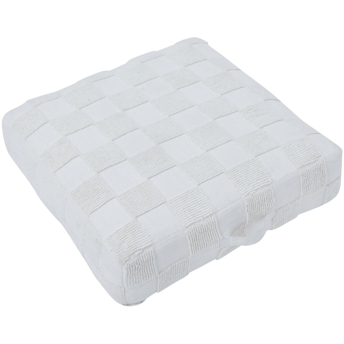 Renwil PF045 Persona 8 inch Ivory Floor Pouf