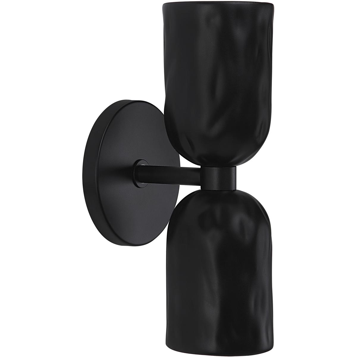 Renwil WS141 Alessia 2 Light 5 inch Matte Black Wall Sconce Wall Light