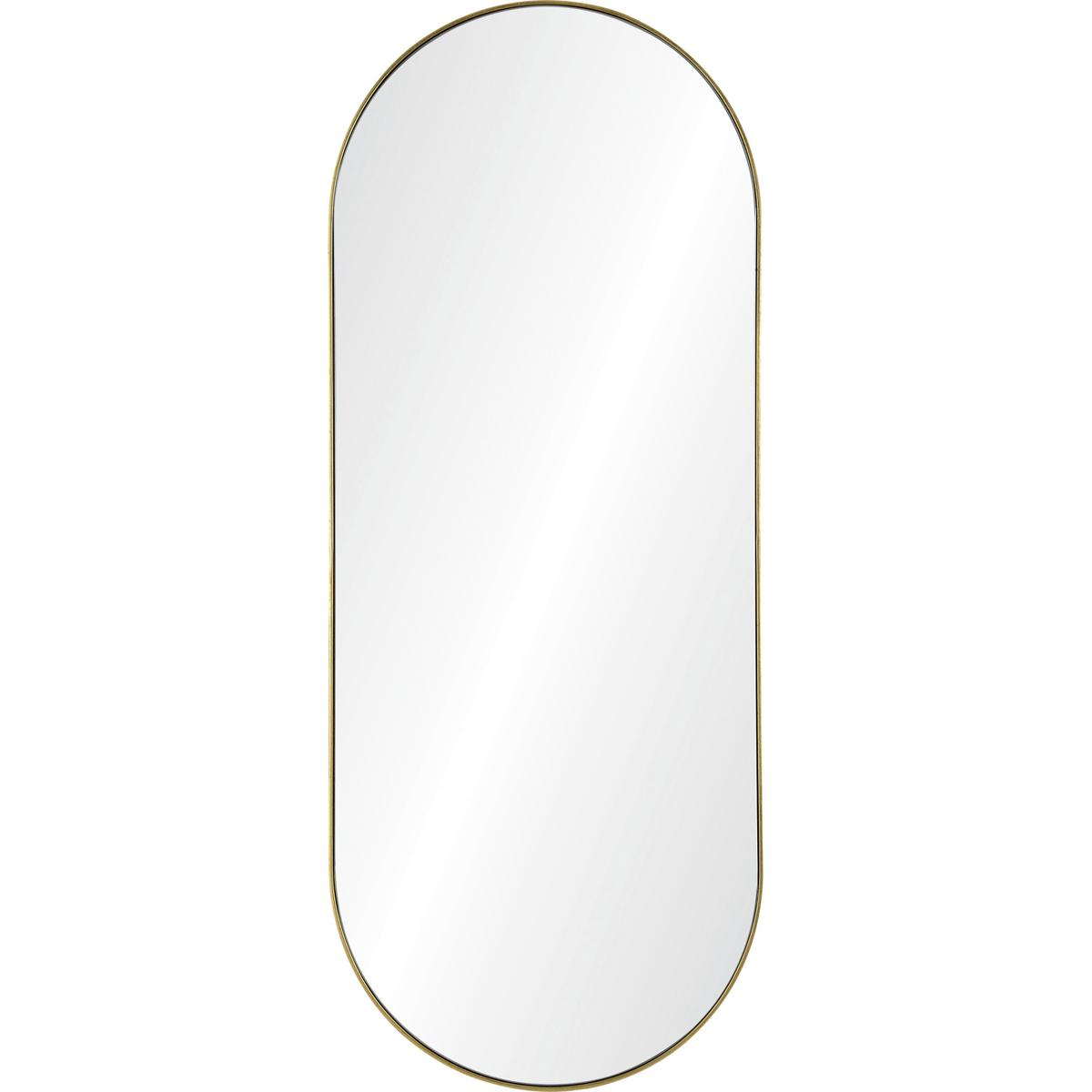 Medea Full Length Oval Wall Mirror - Gold Leaf | Dressing Mirror, Vanity Mirror - Functional, Aesthetic