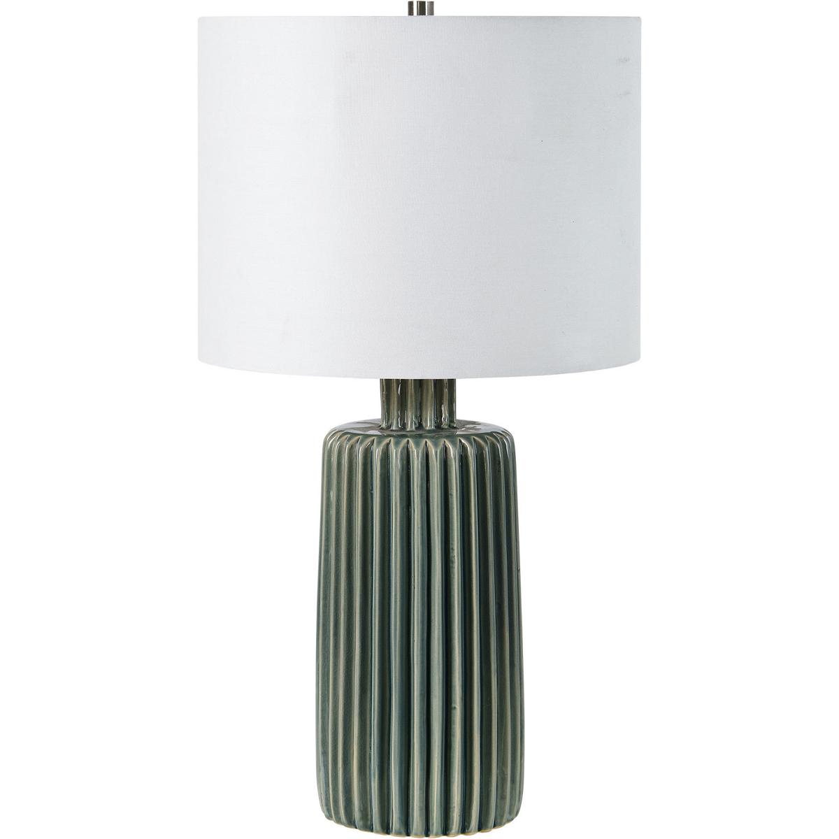 Lighting New York R-LPT1228 Renwil Roza 24.5 inch 100 watt Olive and Off-White Table Lamp Portable Light LPT1228 - Open Box