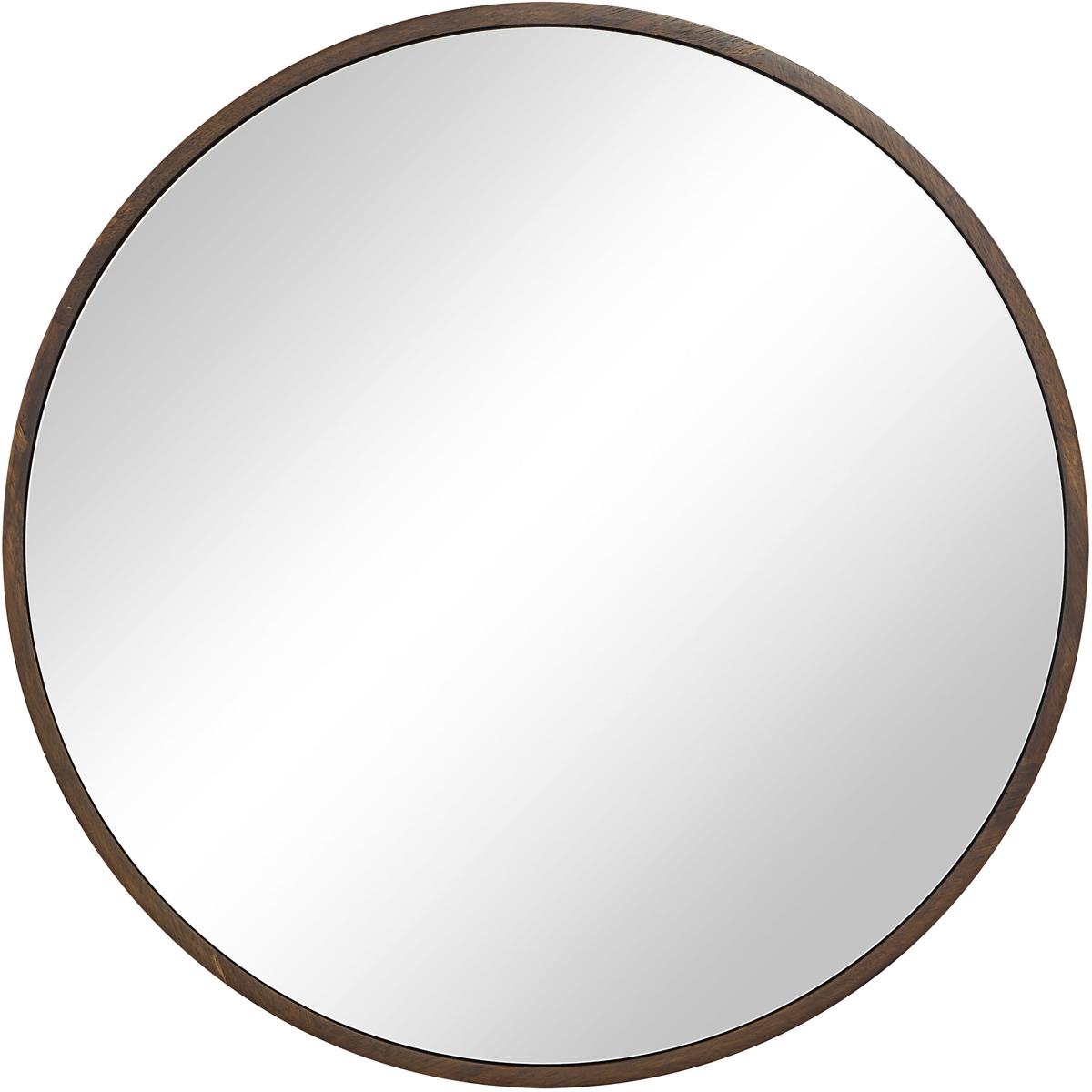 Renwil MT2706 Modi 30 X 30 inch Walnut Wall Mirror