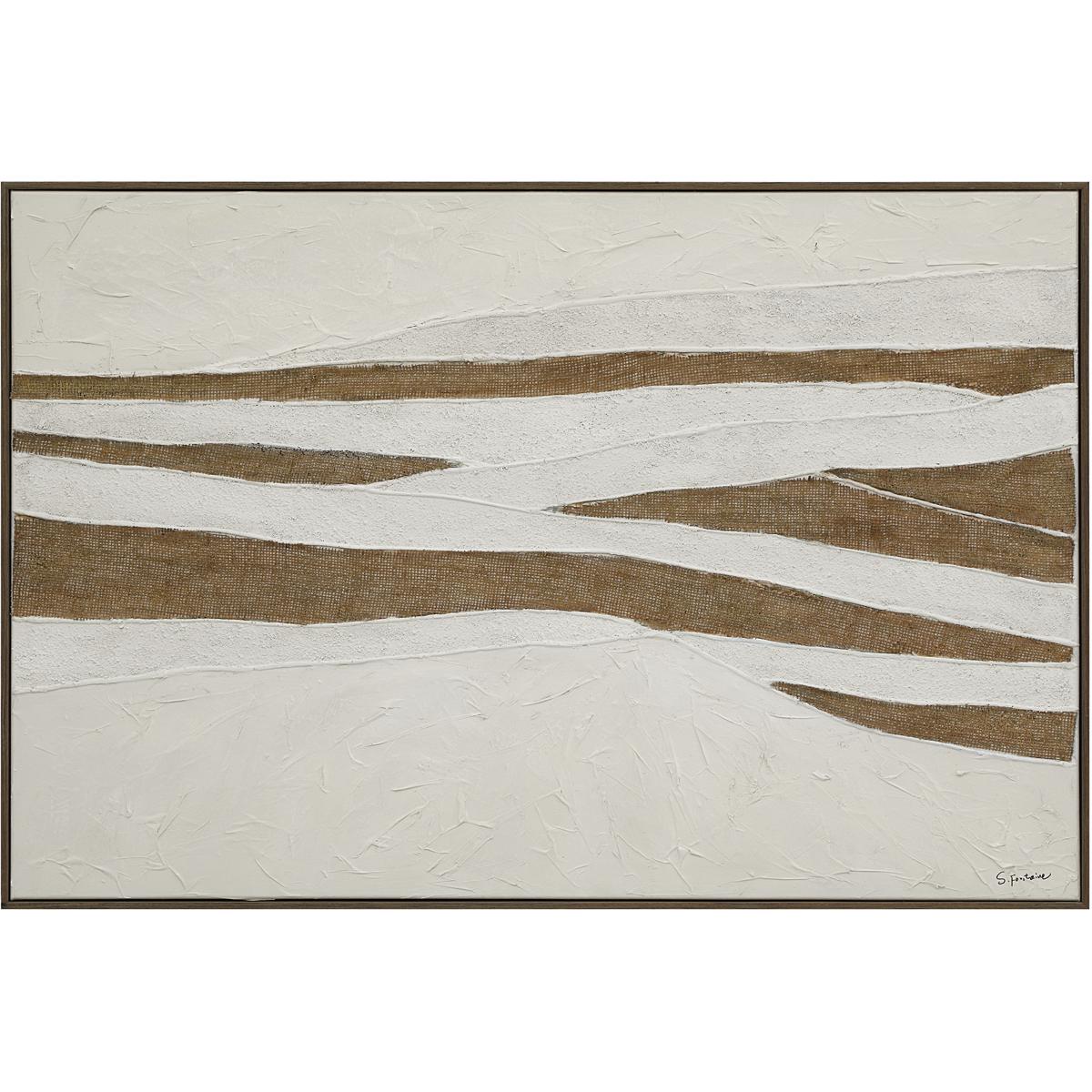 Renwil OL2330 Muralis Multicolor and Dark Oak Canvas Art