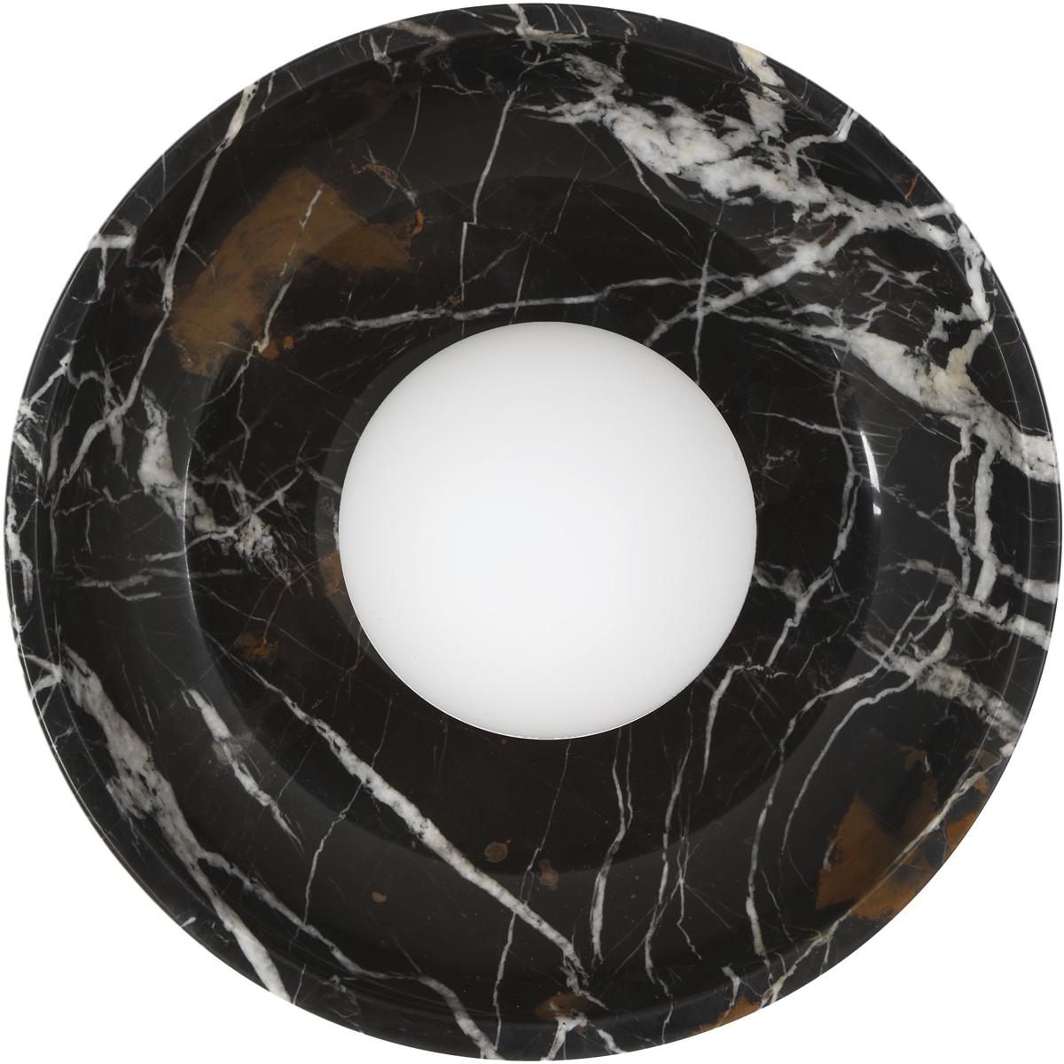 Renwil WS197 Myrtos 1 Light 10 inch Black Marble Sconce Wall Light