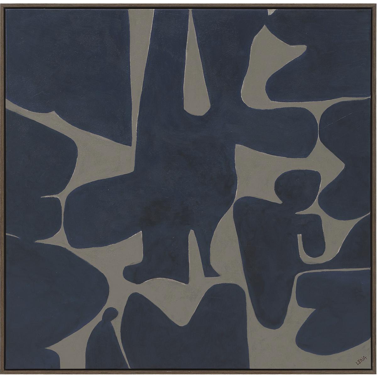 Renwil OL2254 Valerio Multicolor and Black Oak Canvas Art
