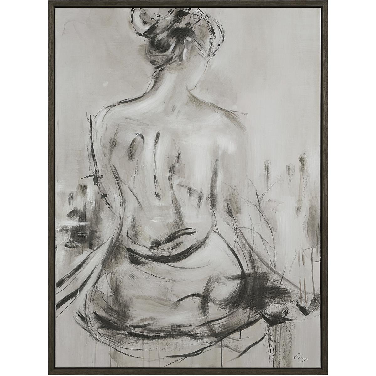 Renwil OL2184 Evelyne Dark Brown Canvas Art