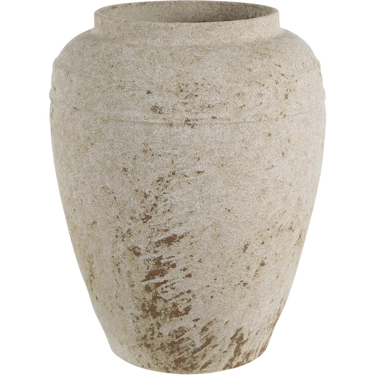 Ren Wil Beckton 9.5" Decorative Vase - Antique Beige