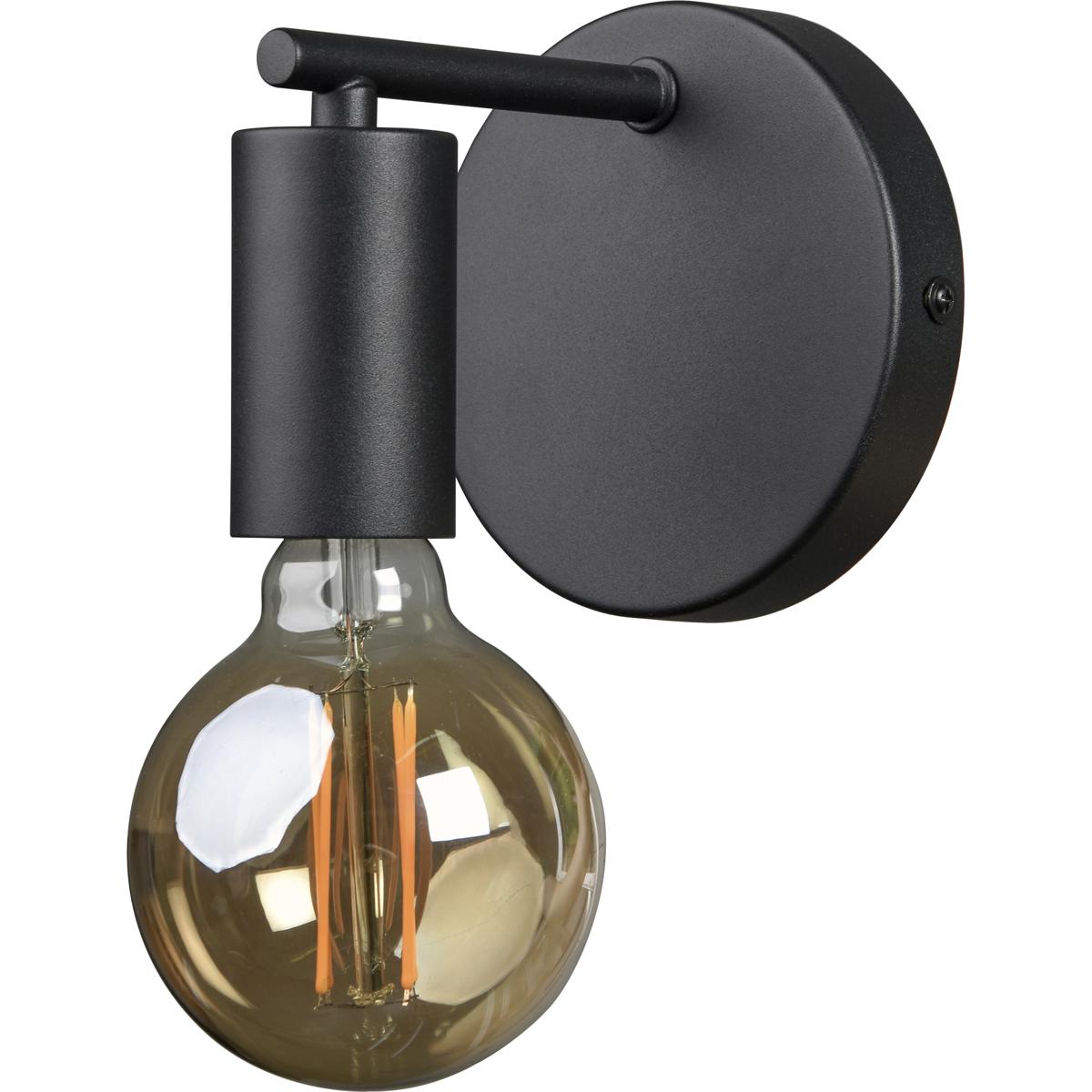 Renwil WS022 Think 1 Light 5 inch Black Wall Sconce Wall Light