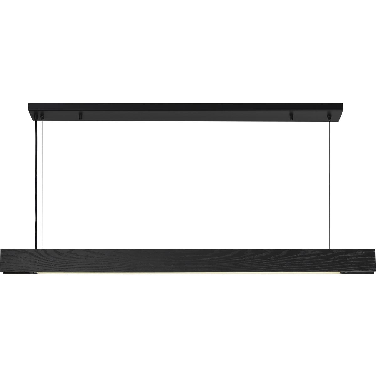Renwil LPC4412 Taya 1 Light 48 inch Matte Black Linear Pendant Ceiling Light